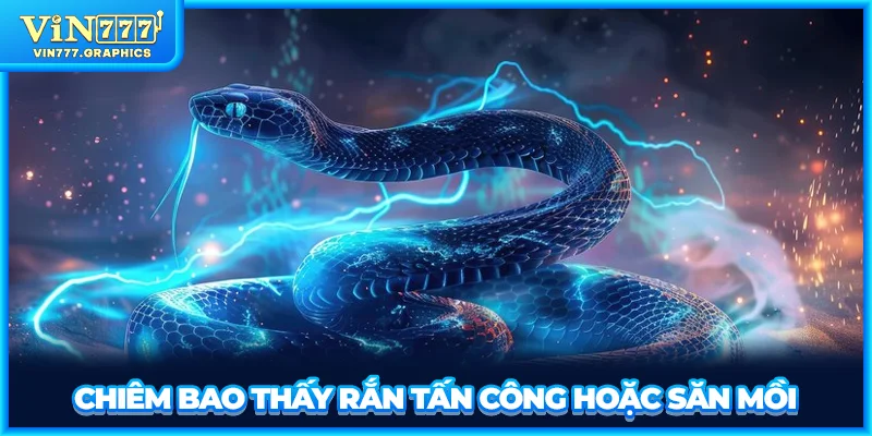 Chiêm bao thấy rắn tấn công hoặc săn mồi